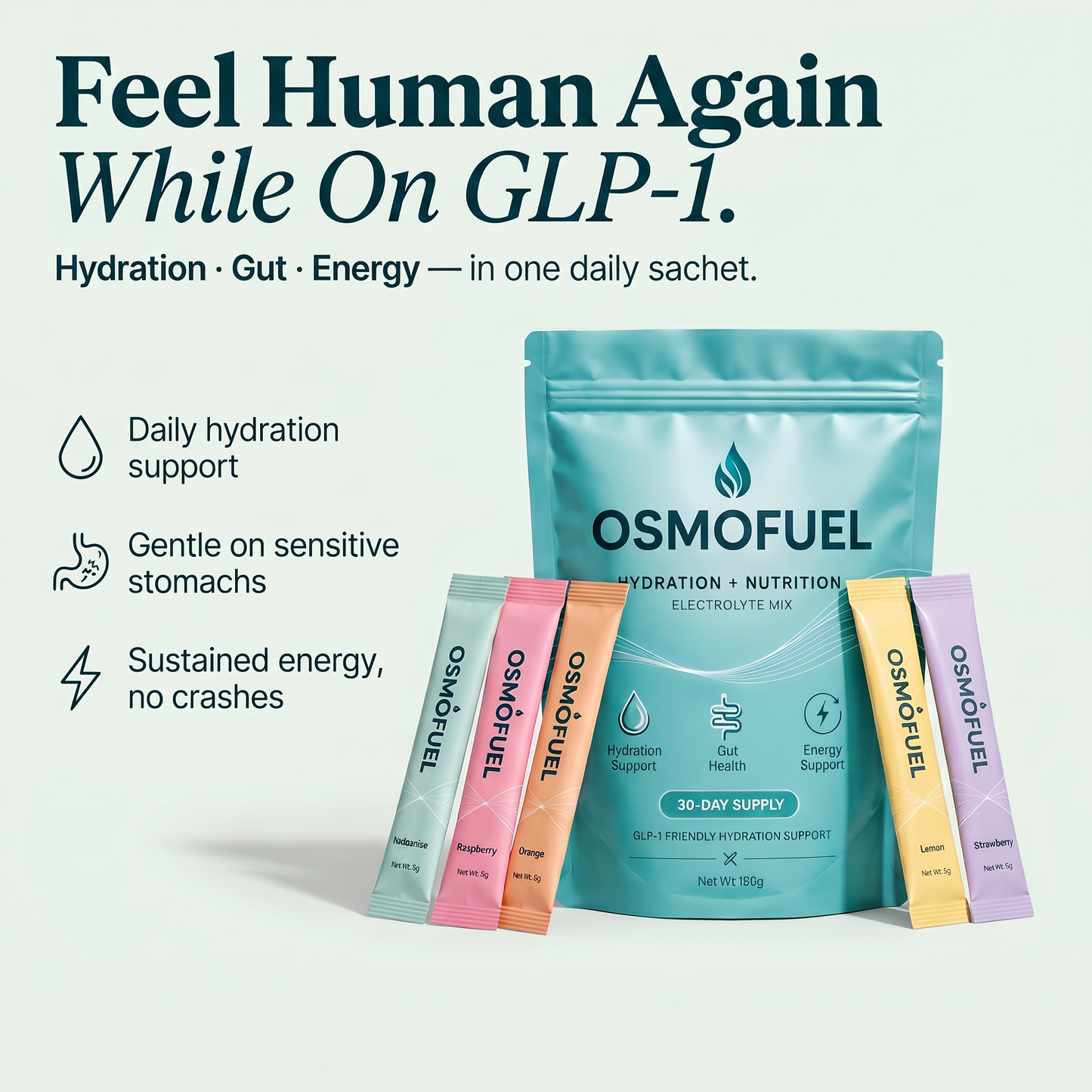 OSMOFUEL GLP-1 Electrolyte Packs